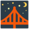 Bridge at Night emoji on Mozilla